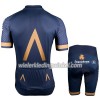Set Wielershirt + Fietsbroek Kort 2018 Aqua Blue Sport N001